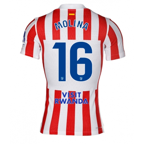 Billige Fotballdrakt Atletico Madrid Nahuel Molina #16 Replika Hjemmedrakt 2025-26 Kortermet Billige Fotballdrakt Atletico Madrid Nahuel Molina #16 Replika Hjemmedrakt 2025-26 Kortermet